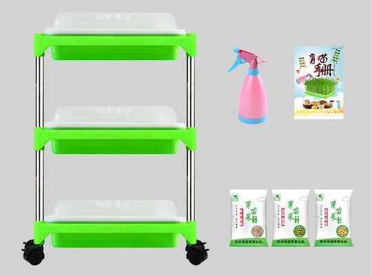 生物分解性多層実生植物の皿の立場のMicrogreenの水耕栽培皿