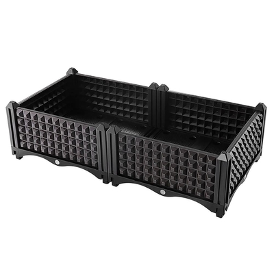 Drainable庭の自己車輪のフロスト抵抗の水まきプランター箱