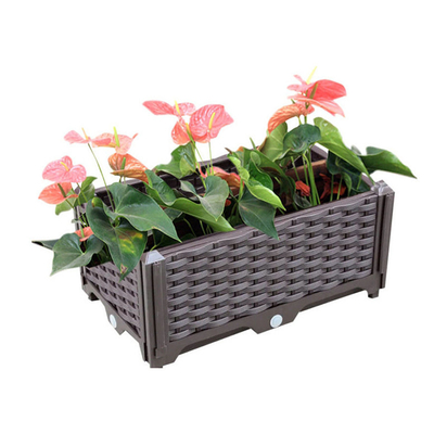 製造業者の藤箱の屋外の結合されたfloを植えている多機能のプラスチック植わる箱の屋上庭園のバルコニーの野菜