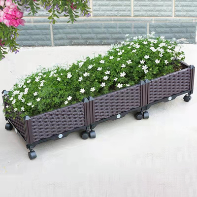 SGSは火が集まること容易検査する車輪の都市庭のプラスチック プランターを証明した