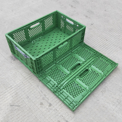カスタマイズされたスーパーマーケットのプラスチック折るバスケットの野菜食糧交通機関