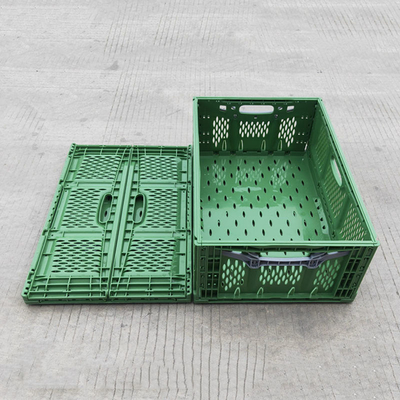 カスタマイズされたスーパーマーケットのプラスチック折るバスケットの野菜食糧交通機関